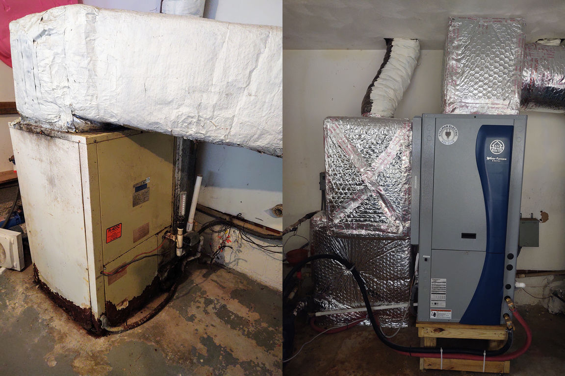 Geo-Thermal Replacement 
Before and After